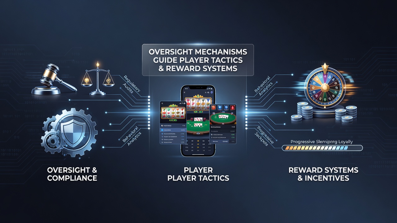 Regulatory compliance dashboard displaying player reward tracking and audit logs for app-based casinos